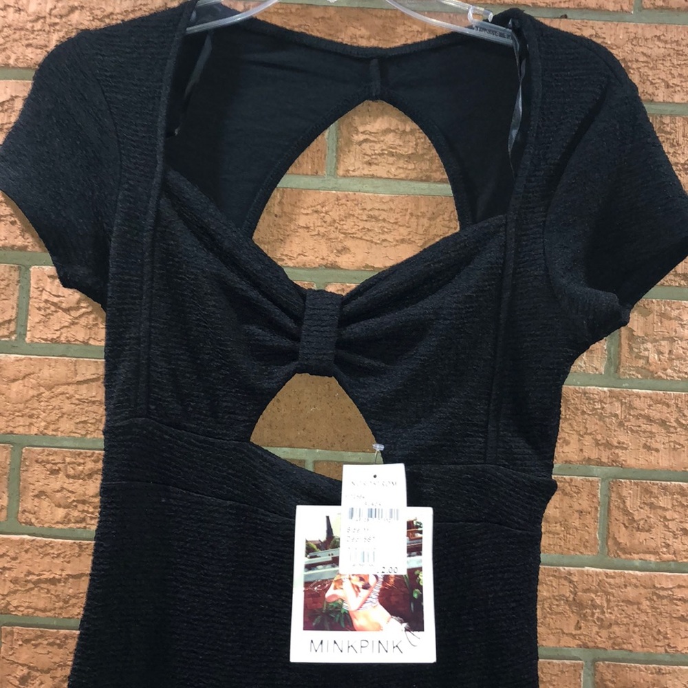 🖤MINKPINK🖤BLACK KEYHOLE AND OPEN BACK DRESS🖤 - Picture 4 of 7